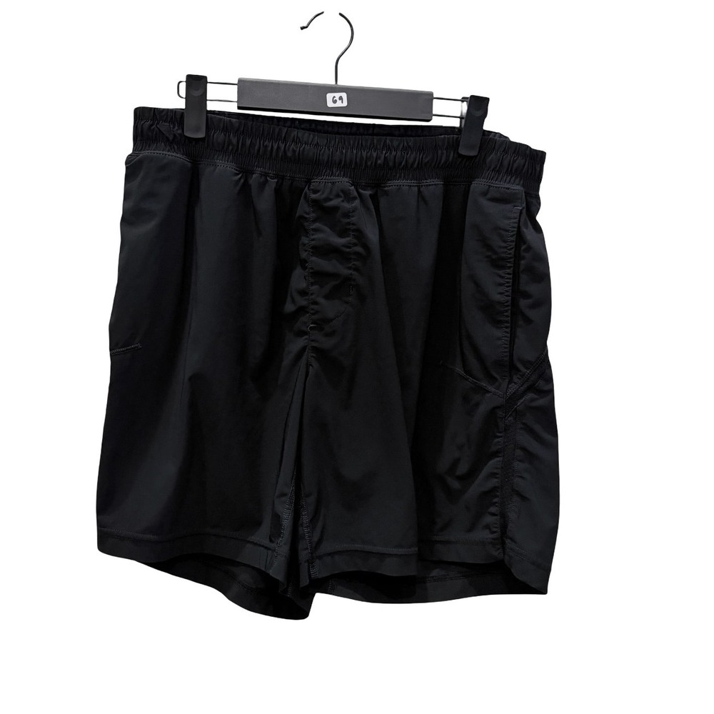 Rhone Shorts Mens Large Black Gym Training Athletic Lined 7